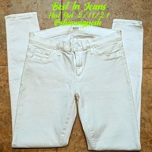 🎉HP🎉Hudson White Skinny Jeans Sparkky